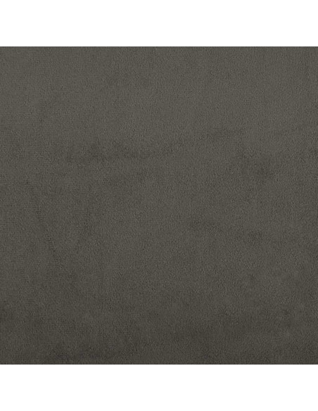 Materasso a Molle Insacchettate Rigidità Media Grigio Scuro 100x190x20 cm Twin in Velluto