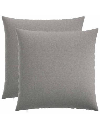 Federa 2 pz HEERLEN Grigio Nuvola 55 x 55 cm Tessuto