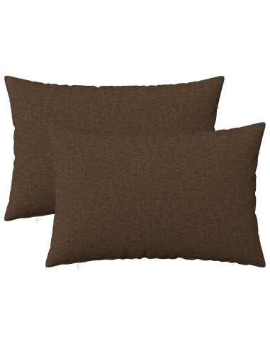 Federa 2 pz HEERLEN Marrone 50 x 70 cm Tessuto