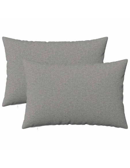 Cuscino con cuscino HEERLEN 2 pz Grigio Nuvola Tessuto