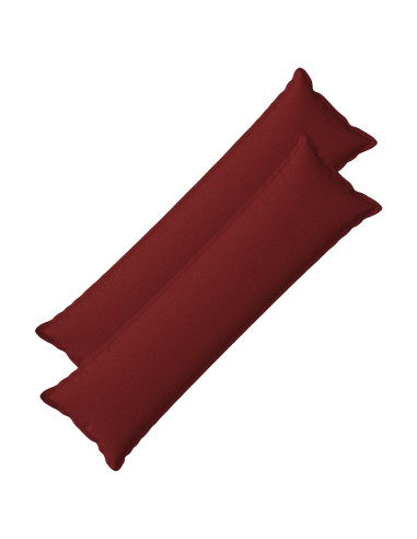 Federa 2 pcs HOUTEN Rosso Vino 40 x 145 cm Lino