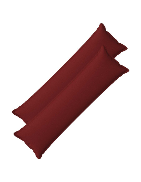 Federa 2 pcs HOUTEN Rosso Vino 40 x 145 cm Lino