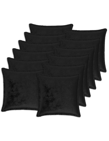 Federa 12 pcs HOUTEN Nero 50 x 50 cm Flanella
