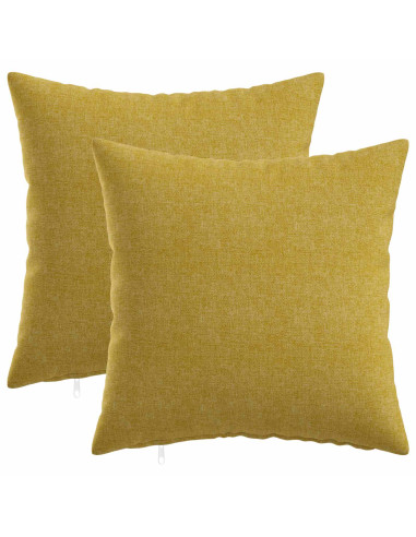 Federa 2 pz HEERLEN Verde chiaro 30 x 30 cm Tessuto