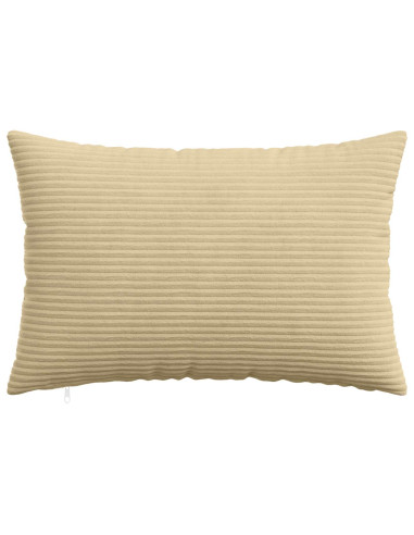 Federa 2 pcs HEERLEN Verde Grigio 50 x 70 cm corduroy