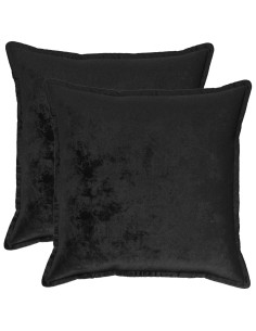 Federa 2 pcs HOUTEN Nero 65 x 65 cm Flanella