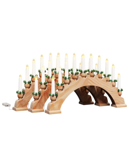 Arco di Candele di Natale con 10 Candele LED 3 pz LED