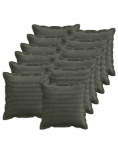 Federa 12 pz HOUTEN Antracite 50 x 50 cm corduroy