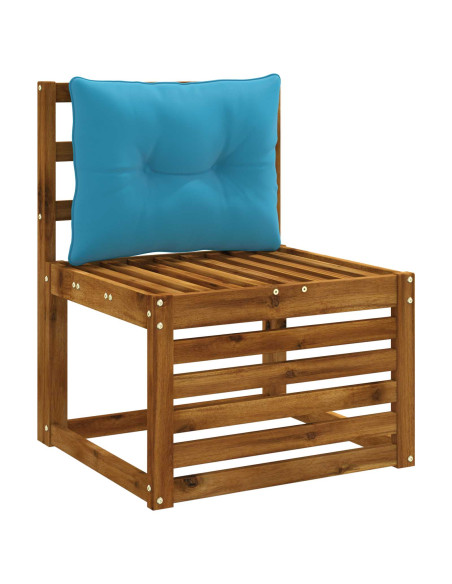 Cuscino per schienale PUTTEN 100% Poliestere Azzurro