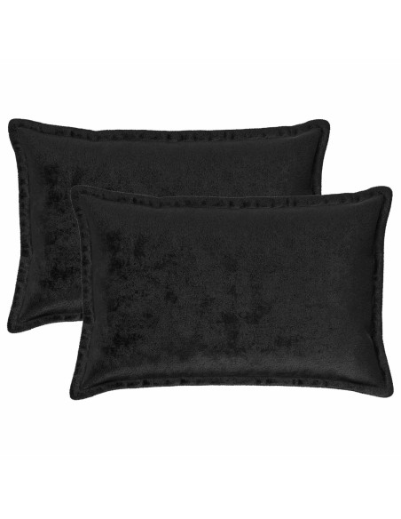 Federa 2 pcs HOUTEN Nero 40 x 60 cm Flanella