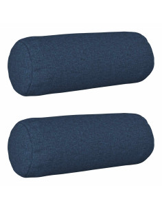 Federa 2 pz HEERLEN Blu Ø 15 x 40 cm Tessuto