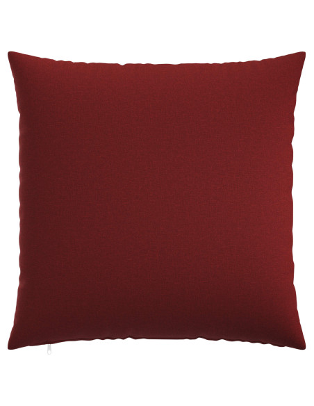 Federa 6 pz HEERLEN Rosso Vino 55 x 55 cm Tessuto