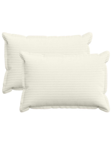 Federa 2 pz HOUTEN Crema 30 x 50 cm corduroy