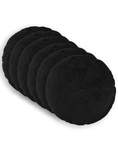 Federa 6 pcs HEERLEN Nero Ø 60 cm Flanella