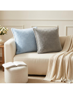 Federa 2 pz HOUTEN Azzurro 60 x 60 cm
