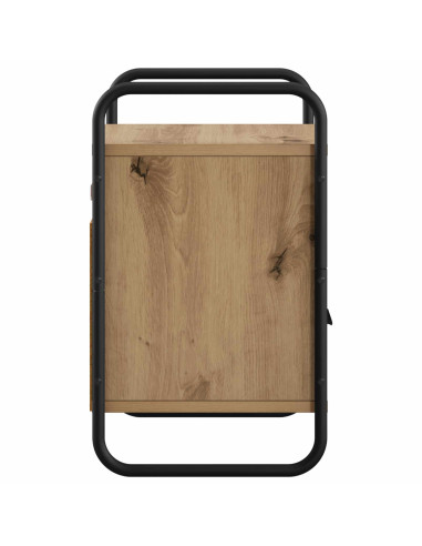 Mobiletto da Letto Appeso Rovere Artigianale 40 x 30 x 50 cm