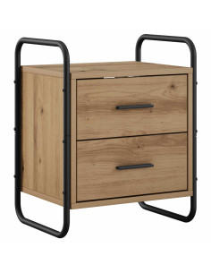 Mobiletto da Letto Appeso Rovere Artigianale 40 x 30 x 50 cm 2