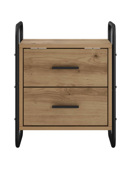 Mobiletto da Letto Appeso Rovere Artigianale 40 x 30 x 50 cm