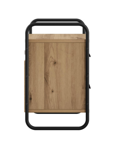 Mobiletto da Letto Appeso Rovere Artigianale 40 x 30 x 50 cm