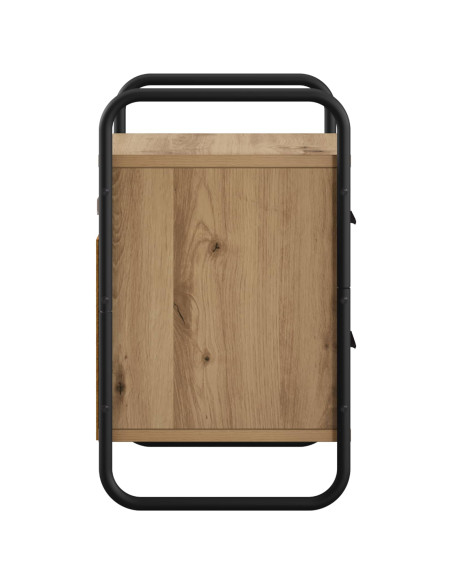 Mobiletto da Letto Appeso Rovere Artigianale 40 x 30 x 50 cm