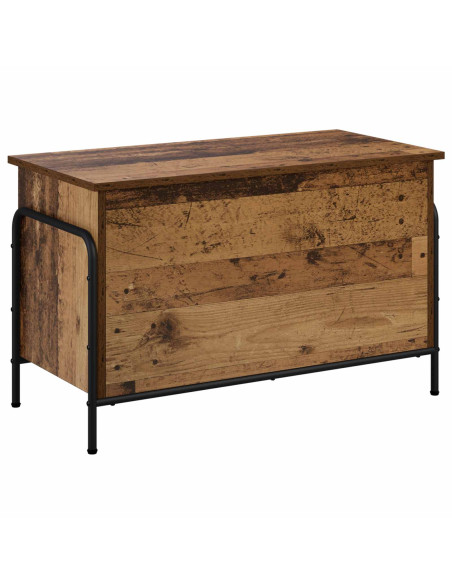 Scatola di Stoccaggio Legno antico 80 x 40 x 49,5 cm