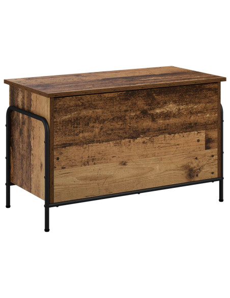 Scatola di Stoccaggio Legno antico 80 x 40 x 49,5 cm