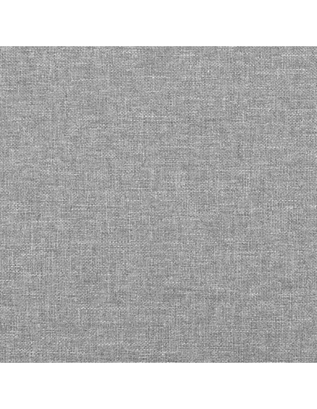 Materasso a Molle Insacchettate Rigidità Media Grigio Chiaro 137x190x20 cm in Tessuto
