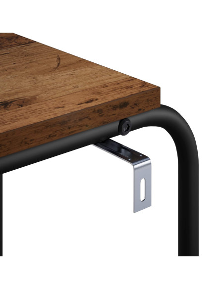 Tavolo laterale Legno antico 40 x 31 x 55 cm