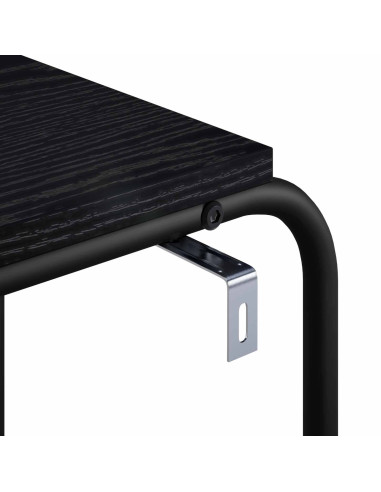 Tavolo laterale Rovere Nero 40 x 31 x 55 cm
