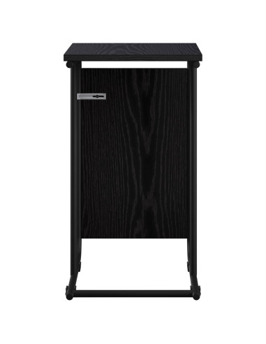 Tavolo laterale Rovere Nero 40 x 31 x 55 cm