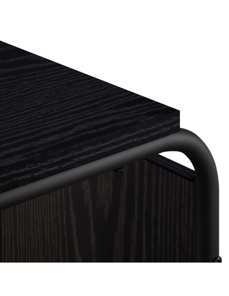 Tavolo laterale Rovere Nero 40 x 31 x 55 cm