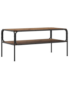 Tavolo laterale Legno antico 100 x 50 x 46 cm 2