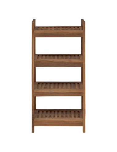 Mensola da bagno Naturale 45 x 30 x 97 cm Legno di teak solido