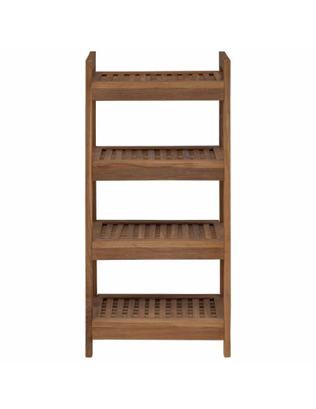 Mensola da bagno Naturale 45 x 30 x 97 cm Legno di teak solido