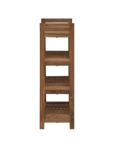 Mensola da bagno Naturale 45 x 30 x 97 cm Legno di teak solido