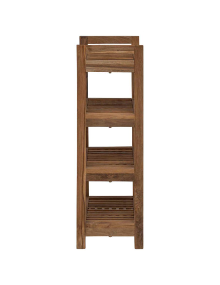 Mensola da bagno Naturale 45 x 30 x 97 cm Legno di teak solido