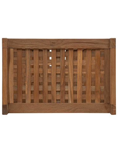 Mensola da bagno Naturale 45 x 30 x 97 cm Legno di teak solido