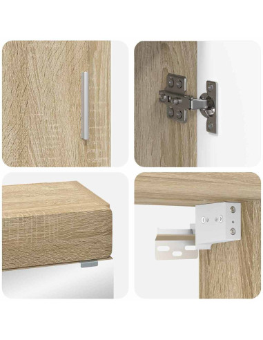 Set di mobili per il bagno TULUM 3 pcs Rovere Sonoma