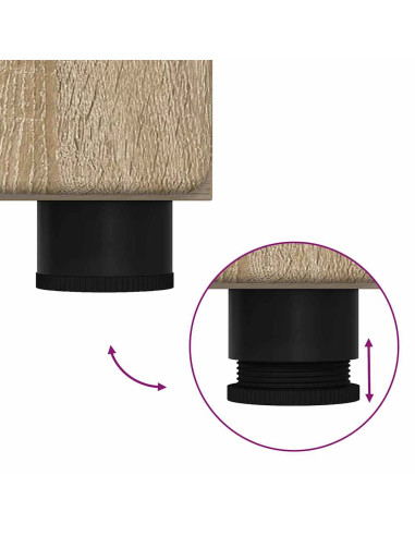 Set di mobili per il bagno TULUM 3 pcs Rovere Sonoma