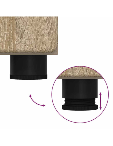 Set di mobili per il bagno TULUM 3 pcs Rovere Sonoma