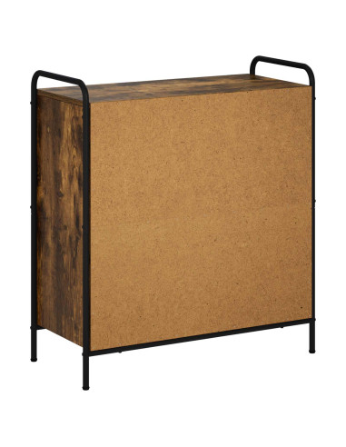 Credenza Rovere Fumo 97 x 33 x 81 cm Legno ingegnerizzato