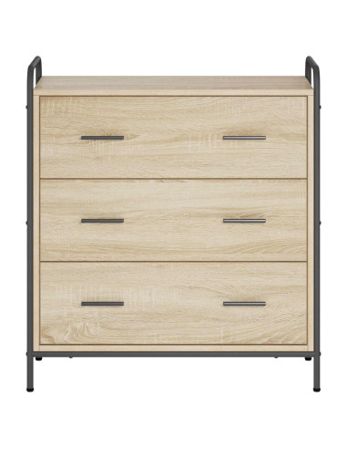 Credenza Rovere Sonoma 97 x 33 x 81 cm Legno ingegnerizzato