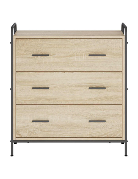 Credenza Rovere Sonoma 97 x 33 x 81 cm Legno ingegnerizzato