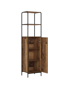 Credenza Legno antico 40 x 33 x 161 cm Legno ingegnerizzato 2