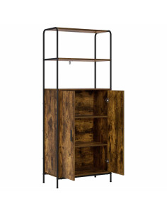 Credenza Rovere Fumo 40 x 33 x 161 cm Legno ingegnerizzato 2