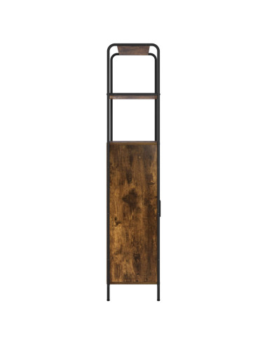 Credenza Rovere Fumo 40 x 33 x 161 cm Legno ingegnerizzato