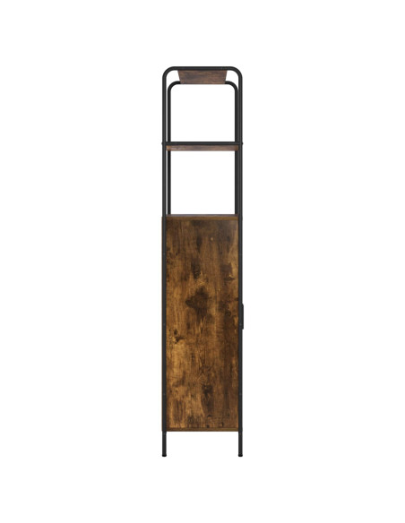 Credenza Rovere Fumo 40 x 33 x 161 cm Legno ingegnerizzato