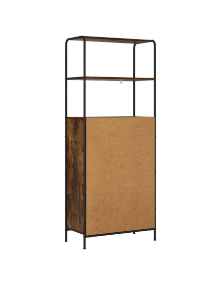 Credenza Rovere Fumo 40 x 33 x 161 cm Legno ingegnerizzato