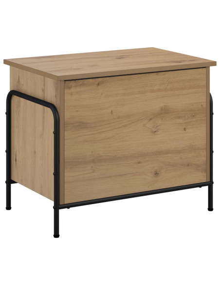 Scatola di Stoccaggio Rovere Artigianale 80 x 40 x 49,5 cm