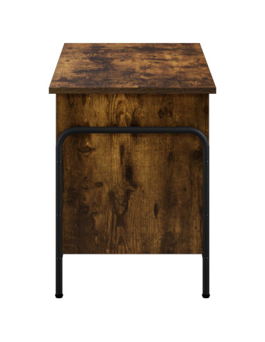 Scatola di Stoccaggio Rovere Fumo 80 x 40 x 49,5 cm